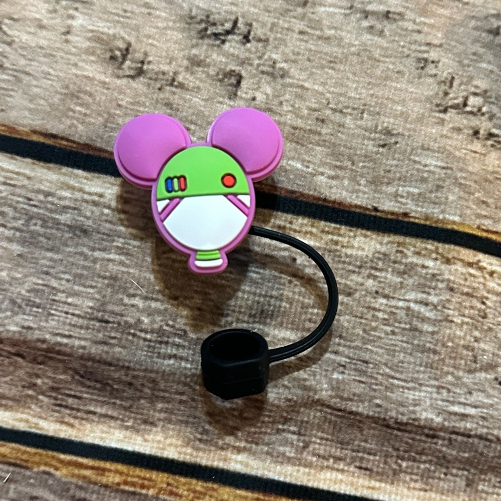 Disney Buzz Lightyear Balloon Head Straw Topper